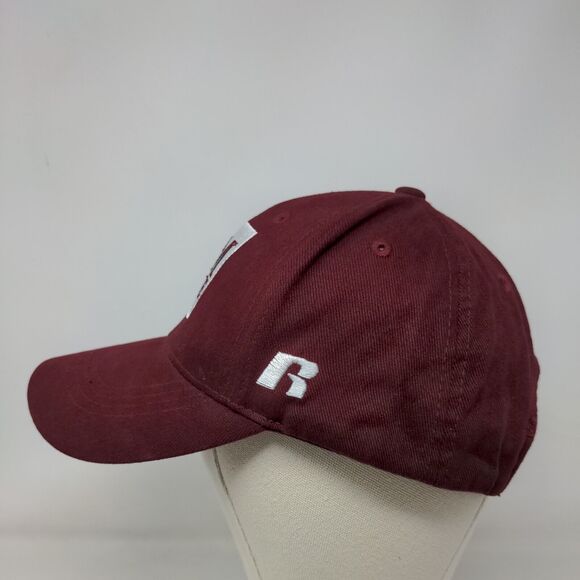 Russell Athletic Mens Strapback Hat Red Embroidered New Mexico State Aggies Logo - Picture 3 of 8